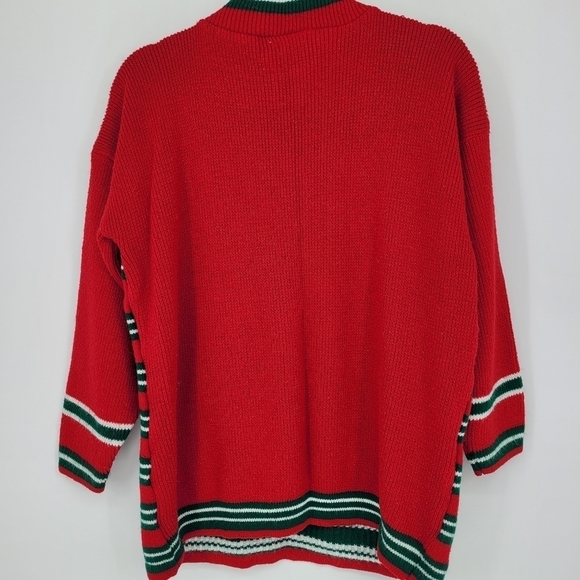 Mickey mouse unlimited green red cute Christmas sweater size Medium - Picture 2 of 8